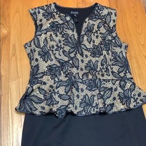 Black Peplum Dress 👗